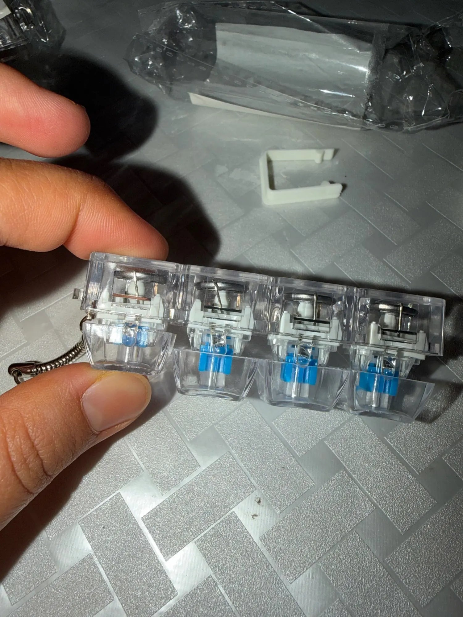 Customer photo of the ClickKlacks keychain from Ethan A.