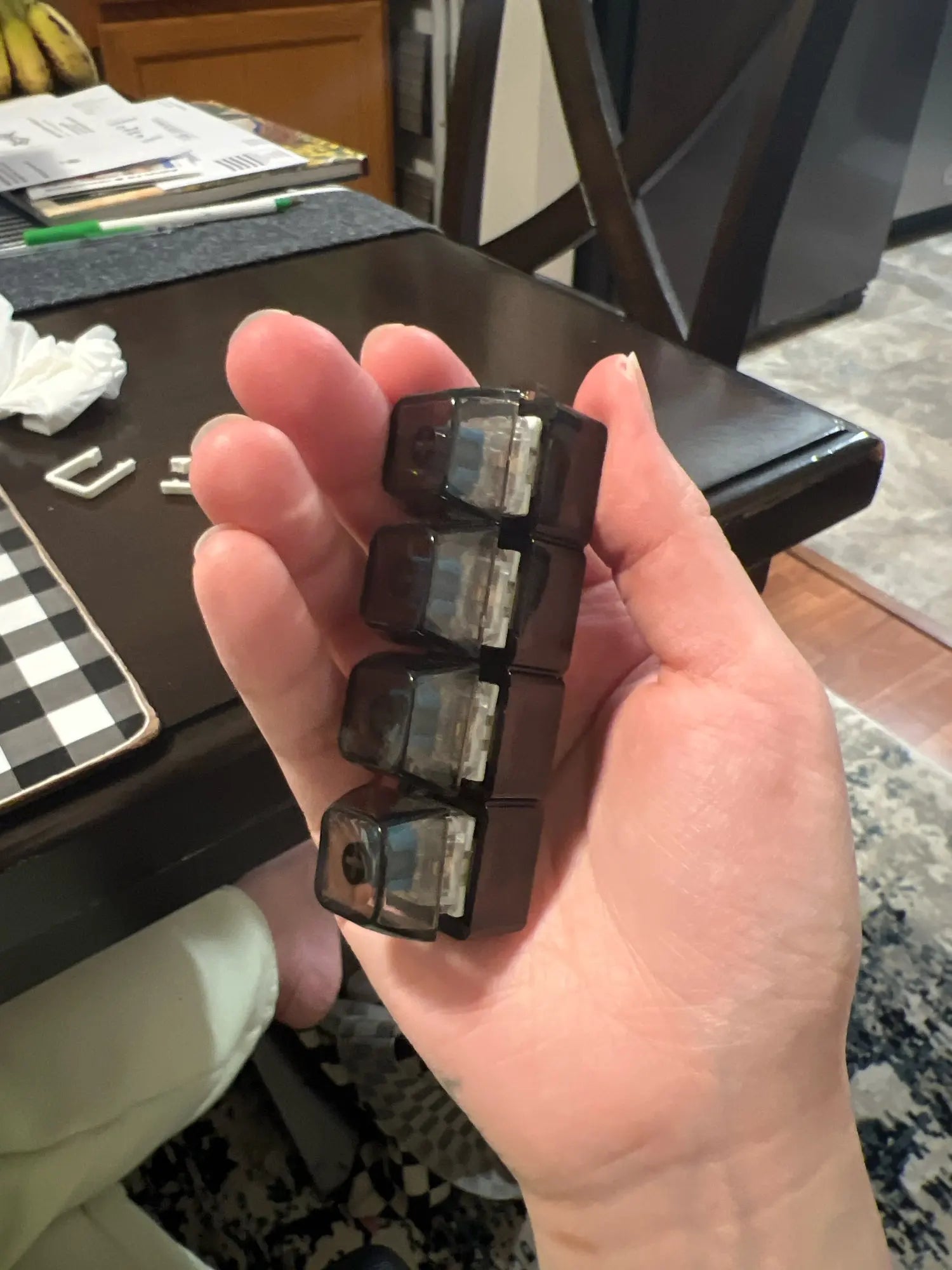 Customer photo of the ClickKlacks keychain from Grace M.