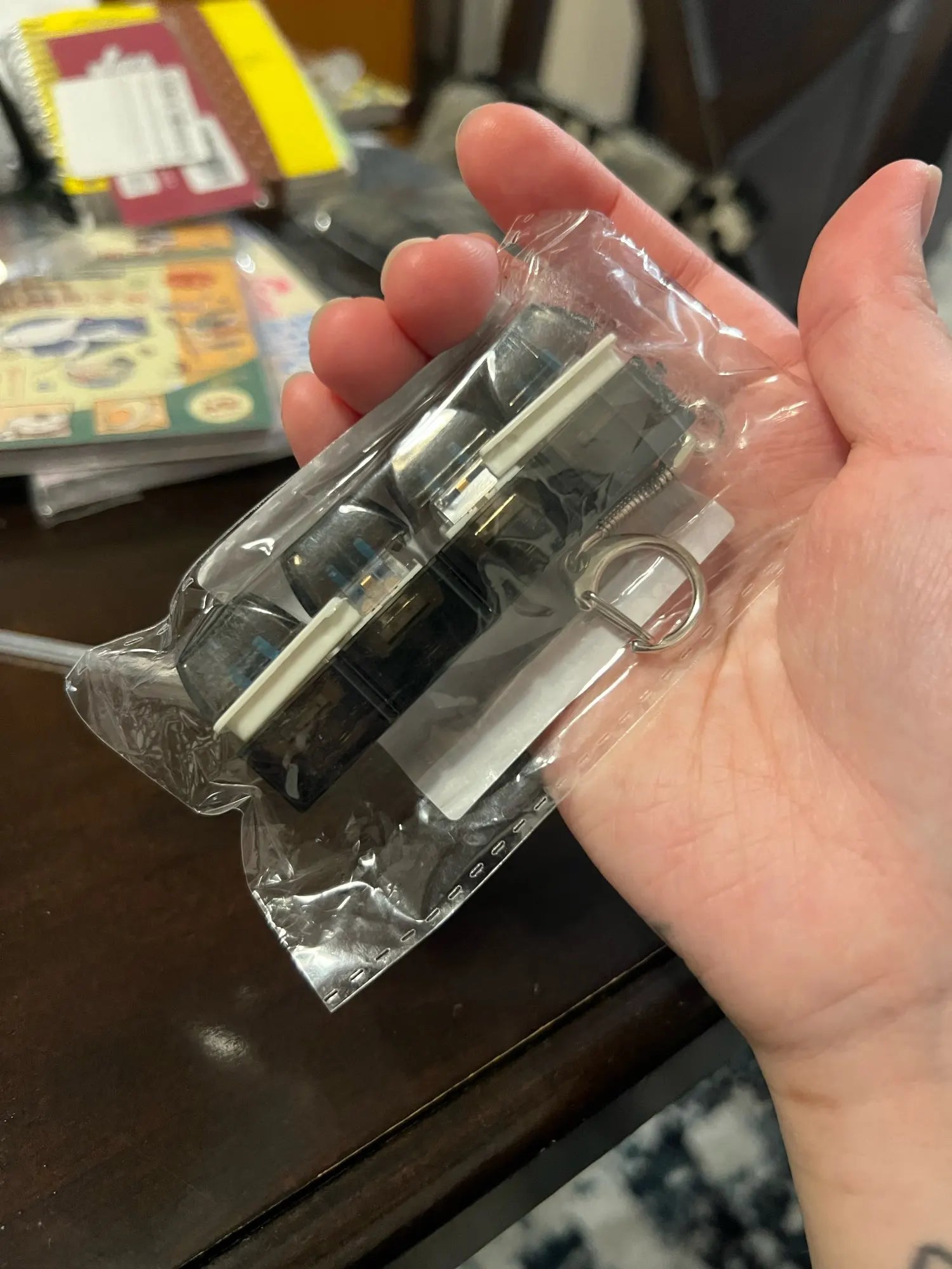 Customer photo of the ClickKlacks keychain from Ava P.